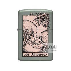 فندک زیپو مدل Death Kiss Design کد 48594