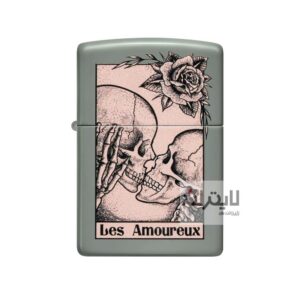 فندک زیپو مدل Death Kiss Design کد 48594