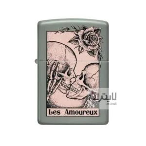 فندک زیپو مدل Death Kiss Design کد 48594
