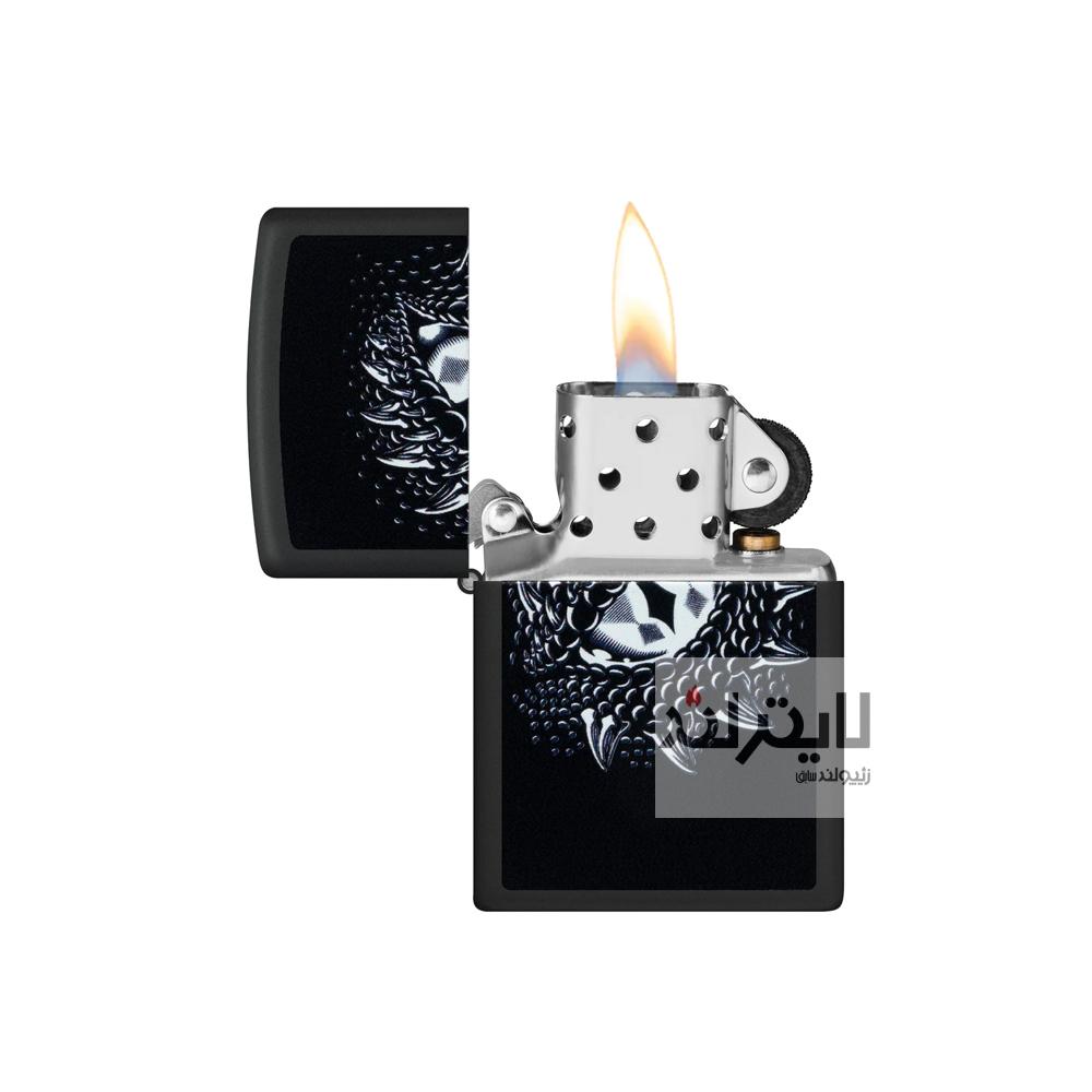 فندک زیپو Black Light Dragon Eye Design کد 48608 2 فندک زیپو Black Light Dragon Eye Design کد 48608 - Image 2