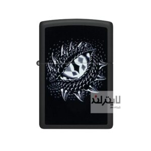 فندک زیپو Black Light Dragon Eye Design کد 48608