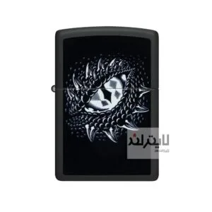 فندک زیپو Black Light Dragon Eye Design کد 48608