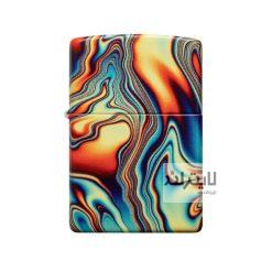 فندک زیپو Colorful Swirl Design کد 48612