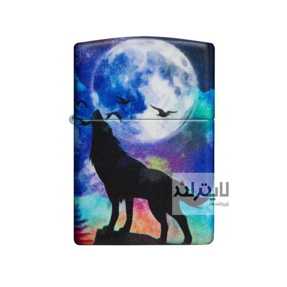 فندک زیپو مدل Wolf Design کد 49683 1 فندک زیپو مدل Wolf Design کد 49683