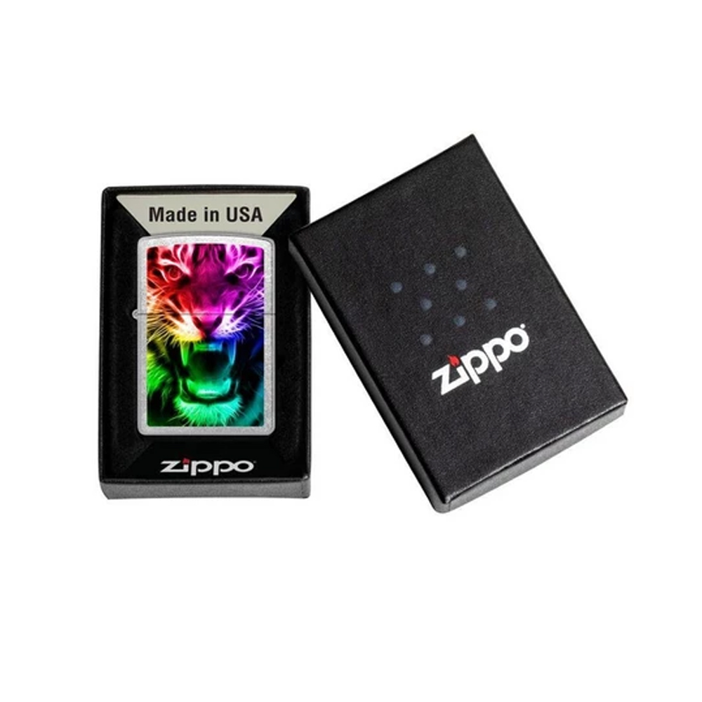 فندک زیپو مدل Rainbow Tiger کد 207 4 فندک زیپو مدل Rainbow Tiger کد 207 - Image 4