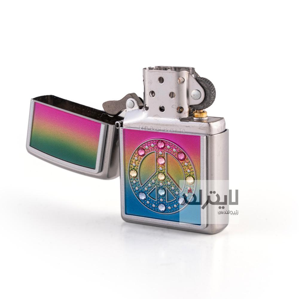 فندک زیپو مدل Peace For All کد 24898 3 فندک زیپو مدل Peace For All کد 24898 - Image 3