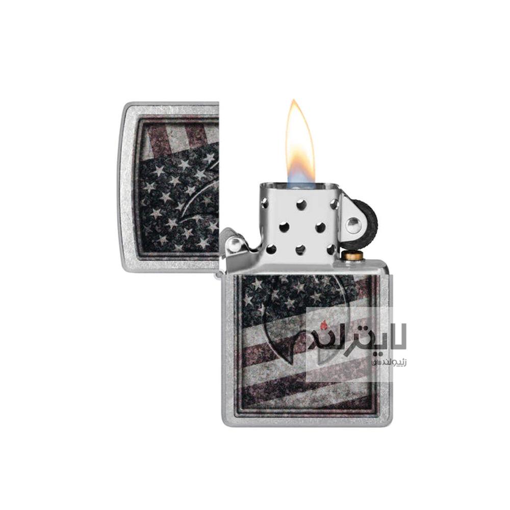 فندک زیپو مدل American Design کد 48180 2 فندک زیپو مدل American Design کد 48180 - Image 2