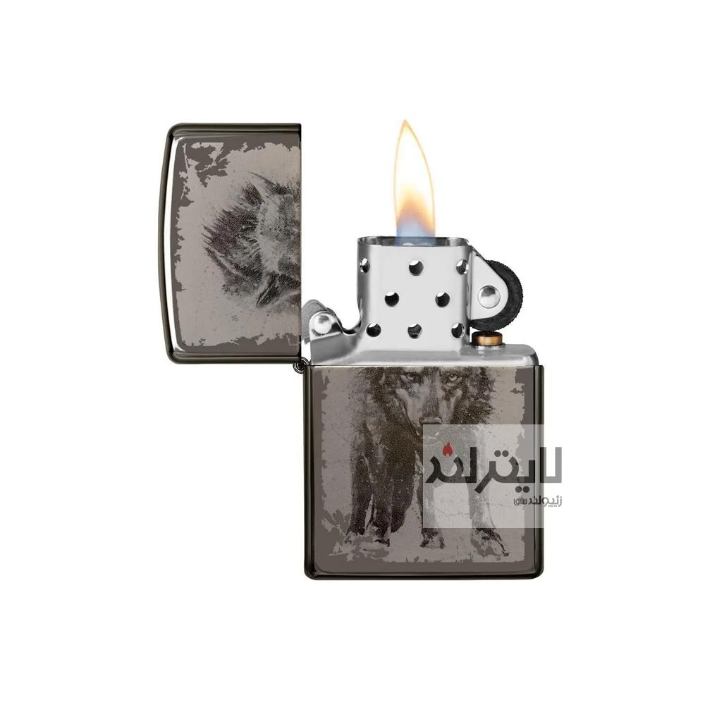 فندک زیپو مدل Wolf Design کد 49073 2 فندک زیپو مدل Wolf Design کد 49073 - Image 2