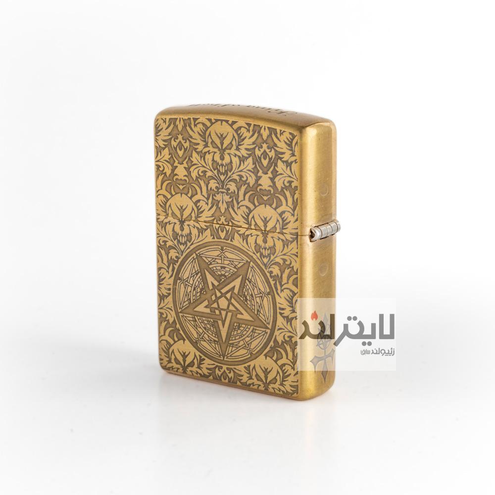 فندک زیپو مدل Brushed Brass CT135-2 کد 204b 2 فندک زیپو مدل Brushed Brass CT135-2 کد 204b - Image 2