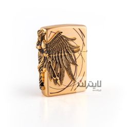 فندک زیپو مدل Brushed Brass Amazon GD کد 204b