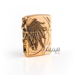 فندک زیپو مدل Brushed Brass Amazon GD کد 204b