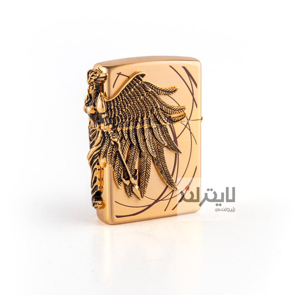 فندک زیپو مدل Brushed Brass Amazon GD کد 204b 1 فندک زیپو مدل Brushed Brass Amazon GD کد 204b