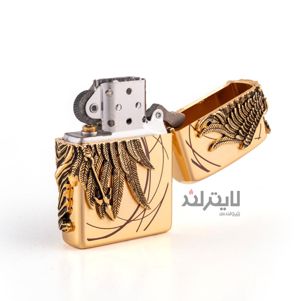 فندک زیپو مدل Brushed Brass Amazon GD کد 204b 4 فندک زیپو مدل Brushed Brass Amazon GD کد 204b - Image 4