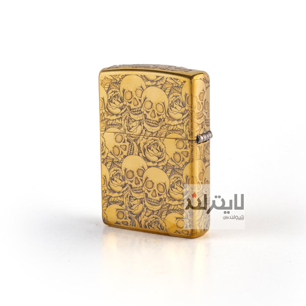 فندک زیپو مدل Brushed Brass CT164 کد 204b 2 فندک زیپو مدل Brushed Brass CT164 کد 204b - Image 2