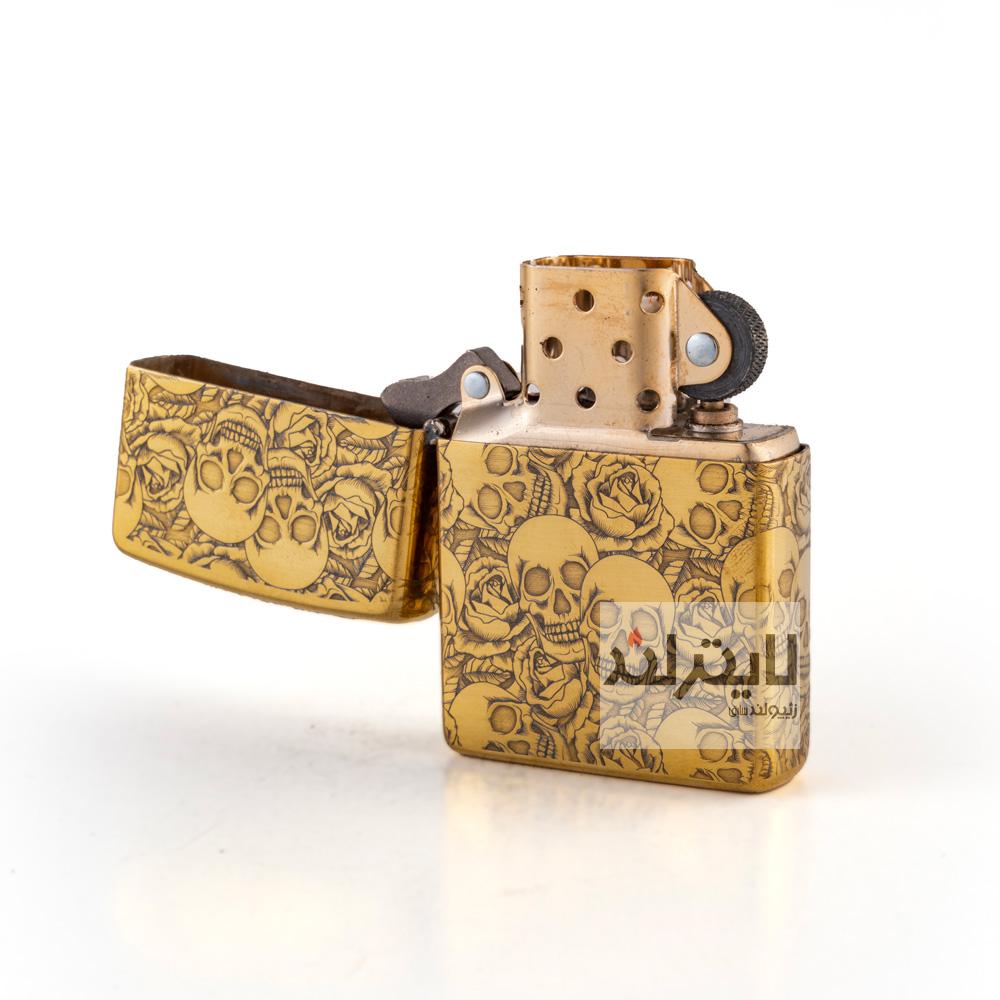 فندک زیپو مدل Brushed Brass CT164 کد 204b 3 فندک زیپو مدل Brushed Brass CT164 کد 204b - Image 3