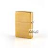 فندک زیپو مدل Brushed Brass CT022 کد 204b 5 MHA00446