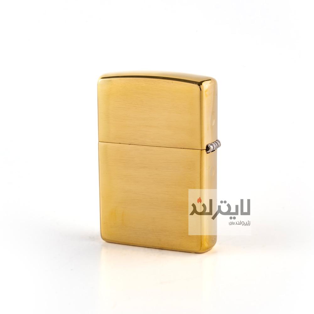 فندک زیپو مدل Brushed Brass CT022 کد 204b 2 فندک زیپو مدل Brushed Brass CT022 کد 204b - Image 2