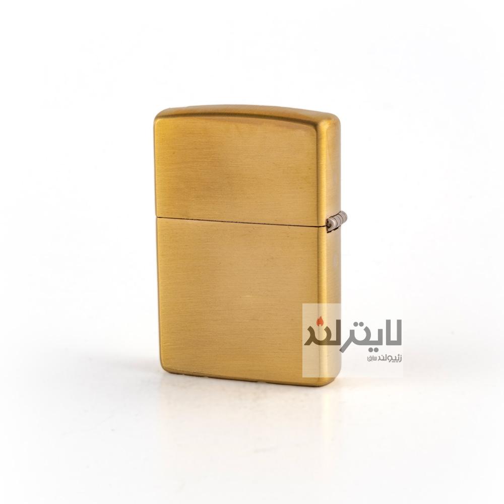 فندک زیپو مدل Brushed Brass CT028 کد 204b 2 فندک زیپو مدل Brushed Brass CT028 کد 204b - Image 2