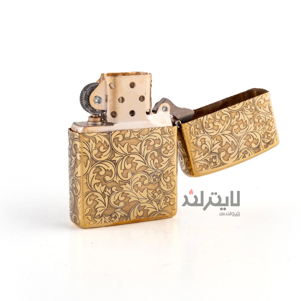 فندک زیپو مدل Brushed Brass CT081 کد 204b 3 فندک زیپو مدل Brushed Brass CT081 کد 204b - Image 3