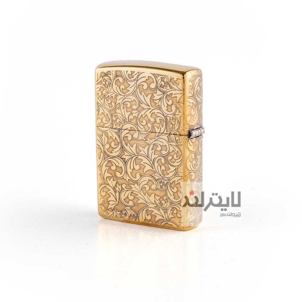 فندک زیپو مدل Brushed Brass CT081 کد 204b 2 فندک زیپو مدل Brushed Brass CT081 کد 204b - Image 2