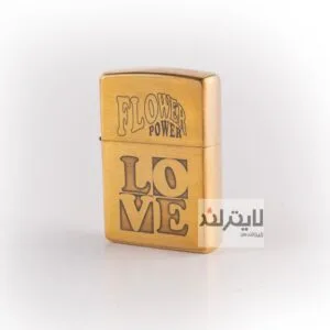 فندک زیپو مدل Brushed Brass CT140 کد 204b