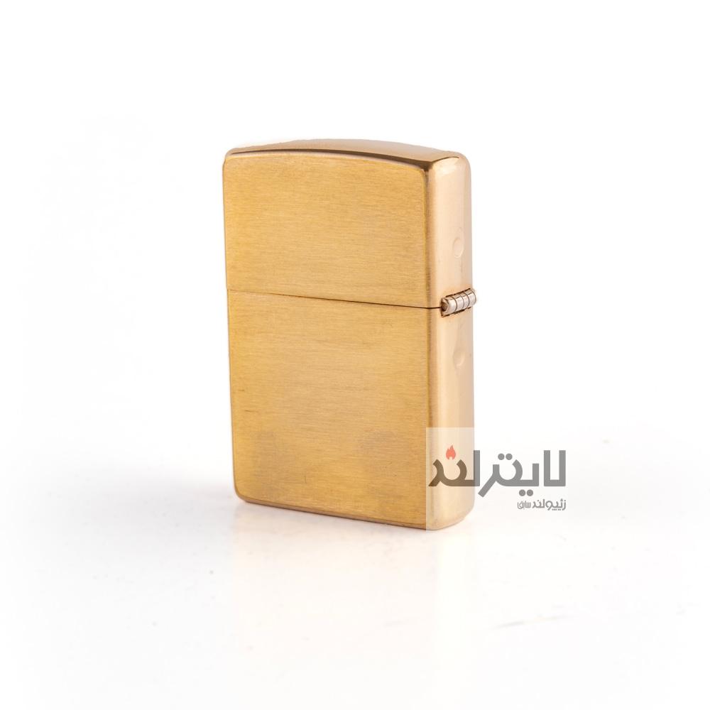 فندک زیپو مدل Brushed Brass CT140 کد 204b 2 فندک زیپو مدل Brushed Brass CT140 کد 204b - Image 2