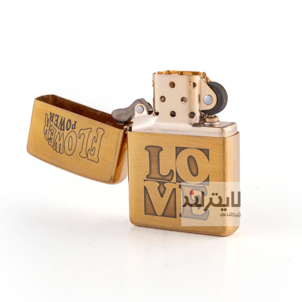 فندک زیپو مدل Brushed Brass CT140 کد 204b 3 فندک زیپو مدل Brushed Brass CT140 کد 204b - Image 3