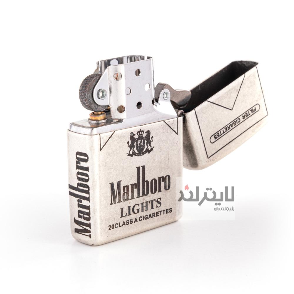 فندک زیپو مدل Classic Antique Silver Plate Marlboro کد 121fb 3 فندک زیپو مدل Classic Antique Silver Plate Marlboro کد 121fb - Image 3