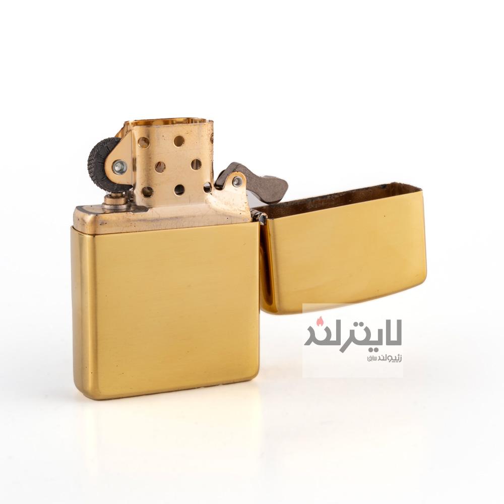 فندک زیپو مدل Brushed Brass CT003 کد 204b 4 فندک زیپو مدل Brushed Brass CT003 کد 204b - Image 4