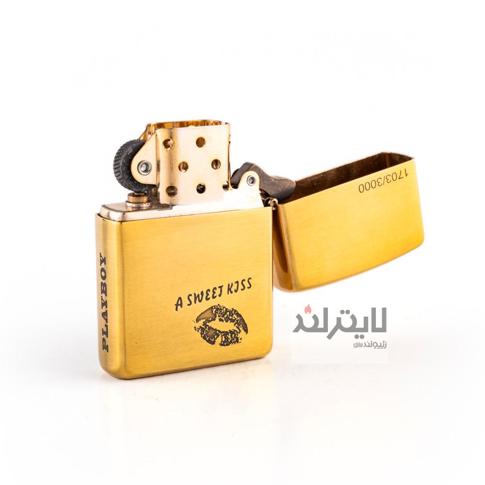 فندک زیپو مدل Brushed Brass CT021 کد 204b 4 فندک زیپو مدل Brushed Brass CT021 کد 204b - Image 4