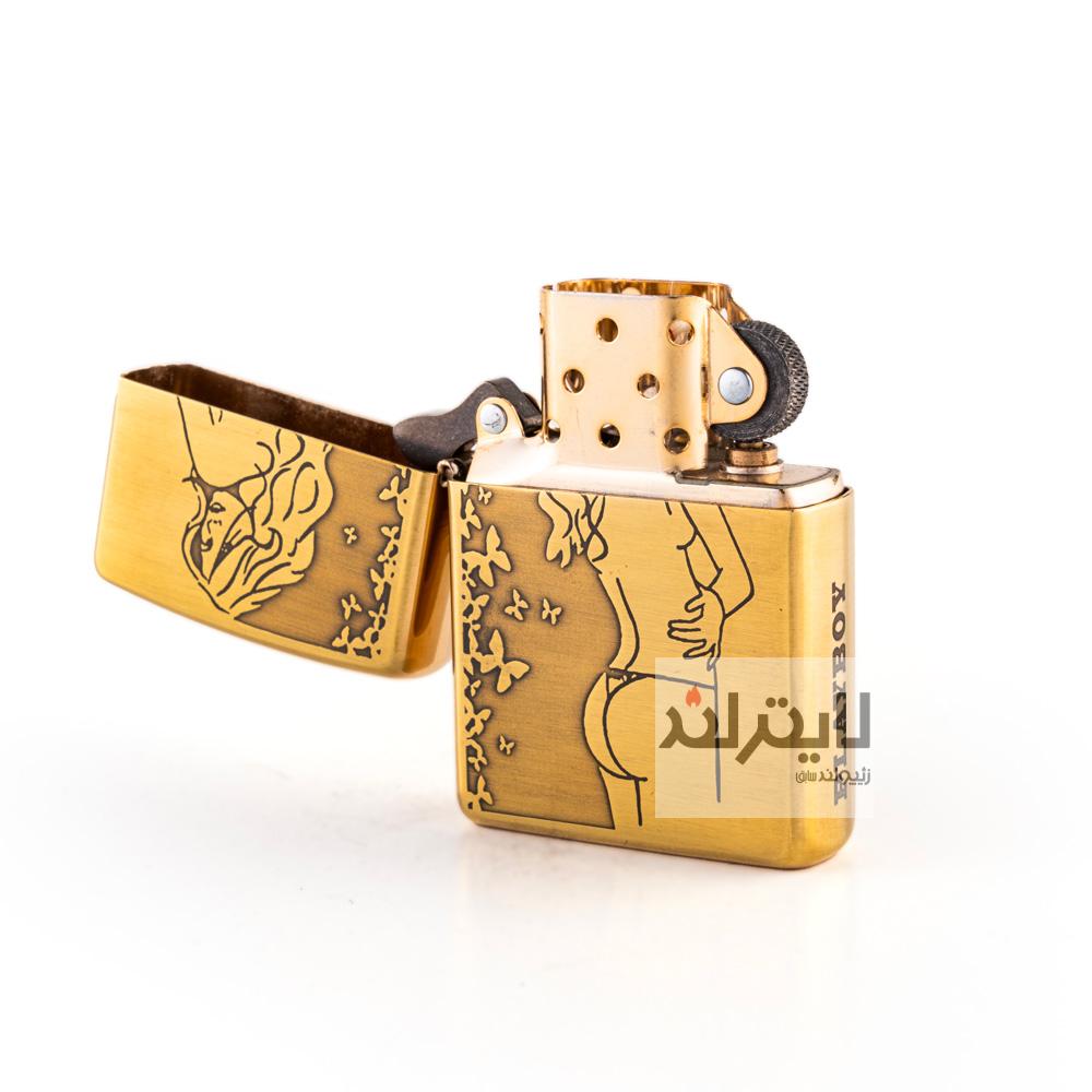 فندک زیپو مدل Brushed Brass CT021 کد 204b 3 فندک زیپو مدل Brushed Brass CT021 کد 204b - Image 3