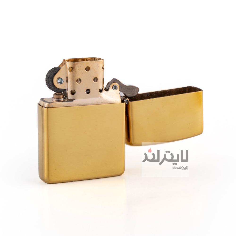 فندک زیپو مدل Brushed Brass CT042 کد 204b 4 فندک زیپو مدل Brushed Brass CT042 کد 204b - Image 4