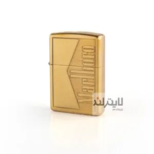 فندک زیپو مدل Brushed Brass CT042 کد 204b