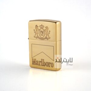 فندک زیپو مدل Brushed Brass CT061 کد 204b