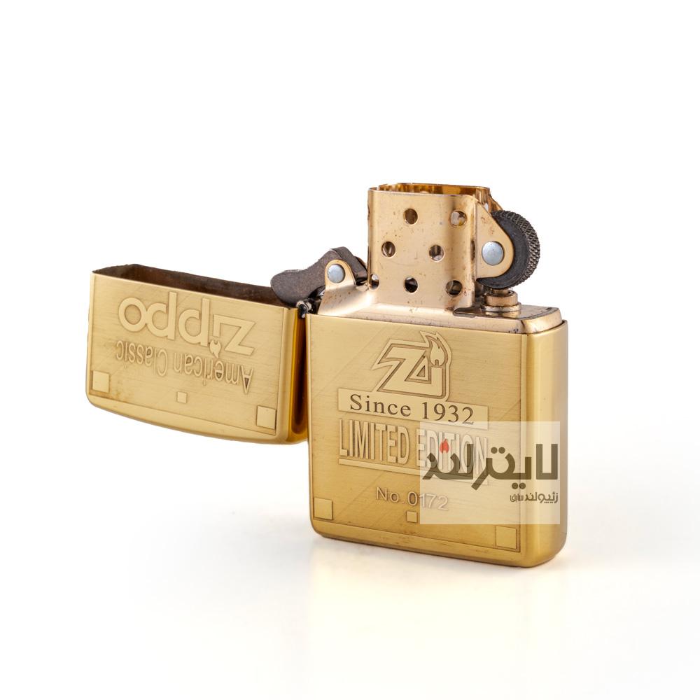 فندک زیپو مدل Brushed Brass CT132 کد 204b 3 فندک زیپو مدل Brushed Brass CT132 کد 204b - Image 3
