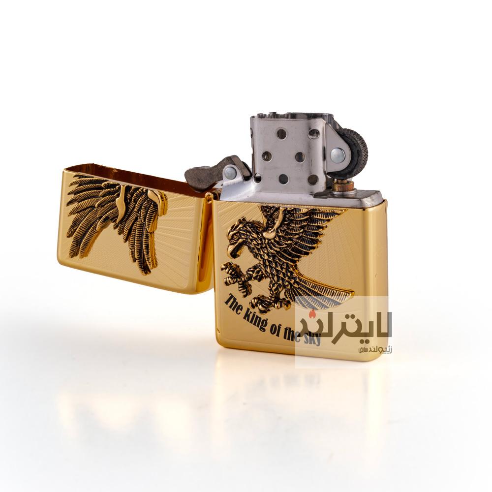 فندک زیپو مدل The King Of The Sky 8110 GD 3 فندک زیپو مدل The King Of The Sky 8110 GD - Image 3