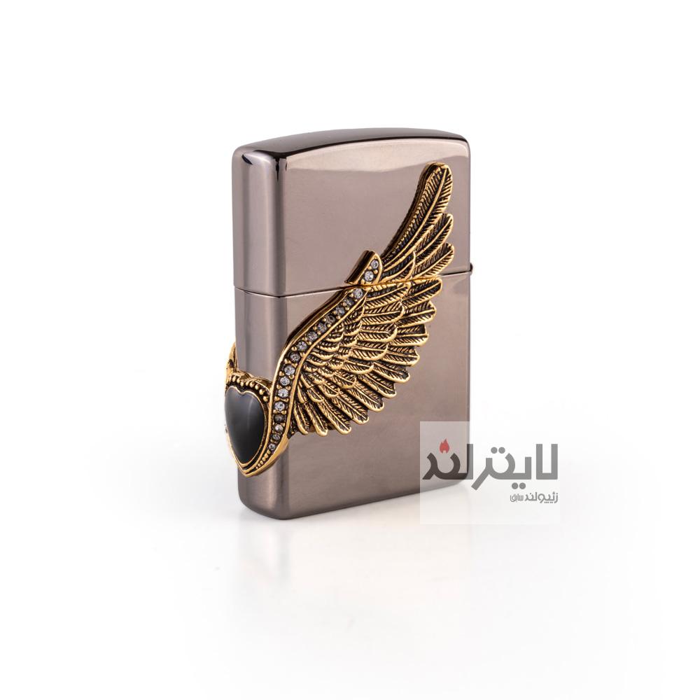فندک زیپو مدل Love Wings 1 BK 2403 2 فندک زیپو مدل Love Wings 1 BK 2403 - Image 2