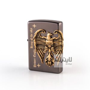 فندک زیپو مدل Power Eagle EMB BK