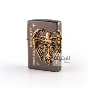 فندک زیپو مدل Power Eagle EMB BK