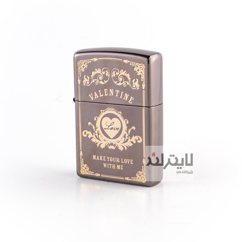 فندک زیپو مدل Valentine 1 BK 2401 1 فندک زیپو مدل Valentine 1 BK 2401