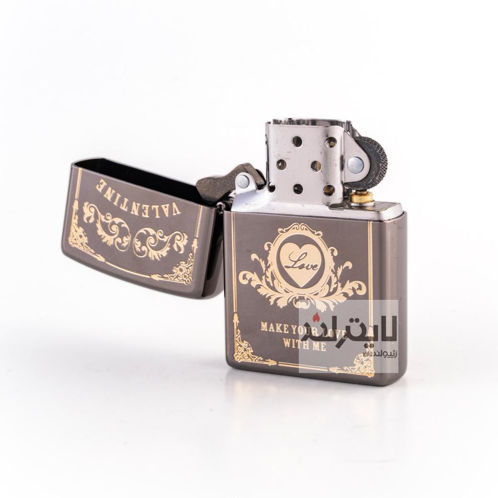 فندک زیپو مدل Valentine 1 BK 2401 3 فندک زیپو مدل Valentine 1 BK 2401 - Image 3