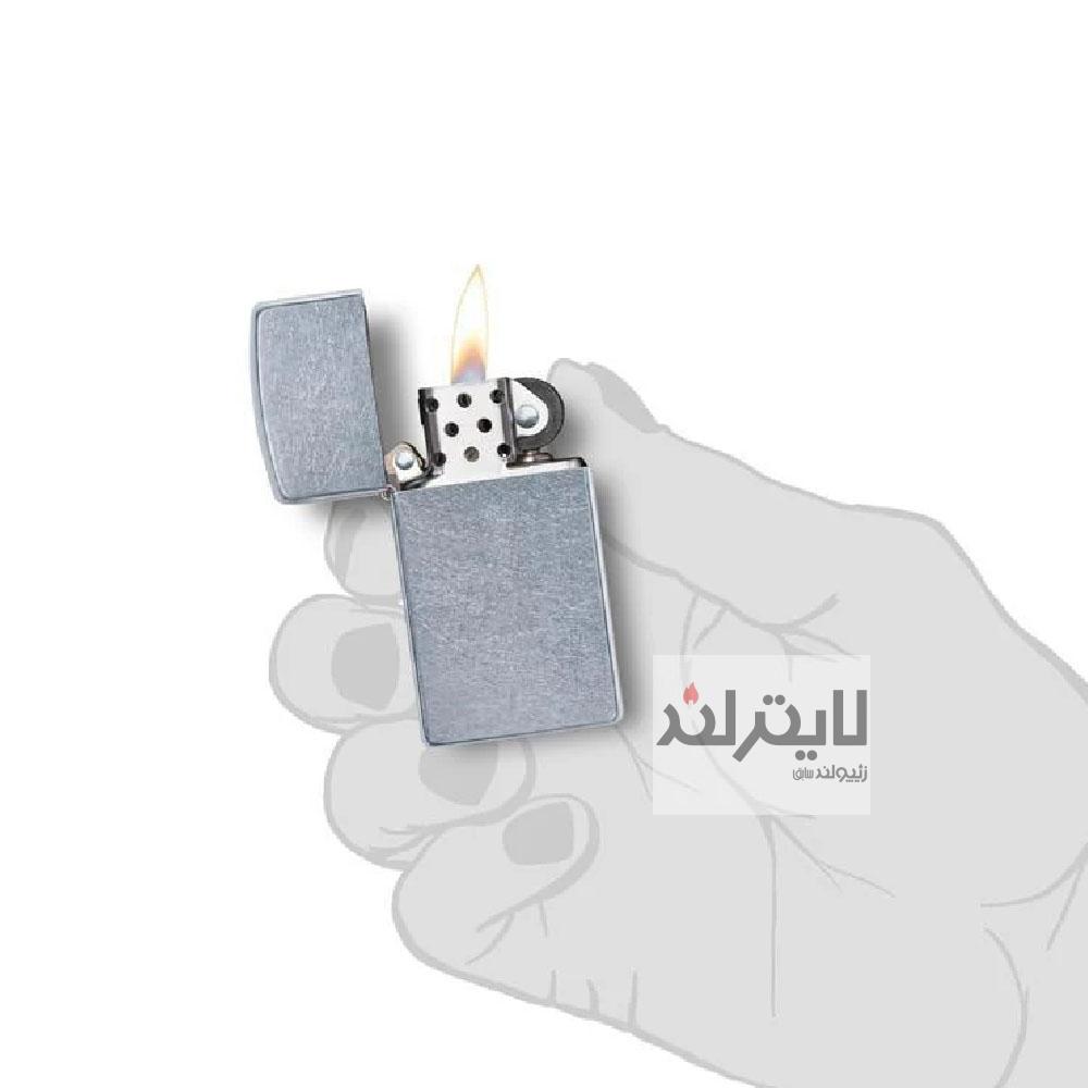 فندک زیپو مدل Slim Street Chrome کد 1607 3 فندک زیپو مدل Slim Street Chrome کد 1607 - Image 3