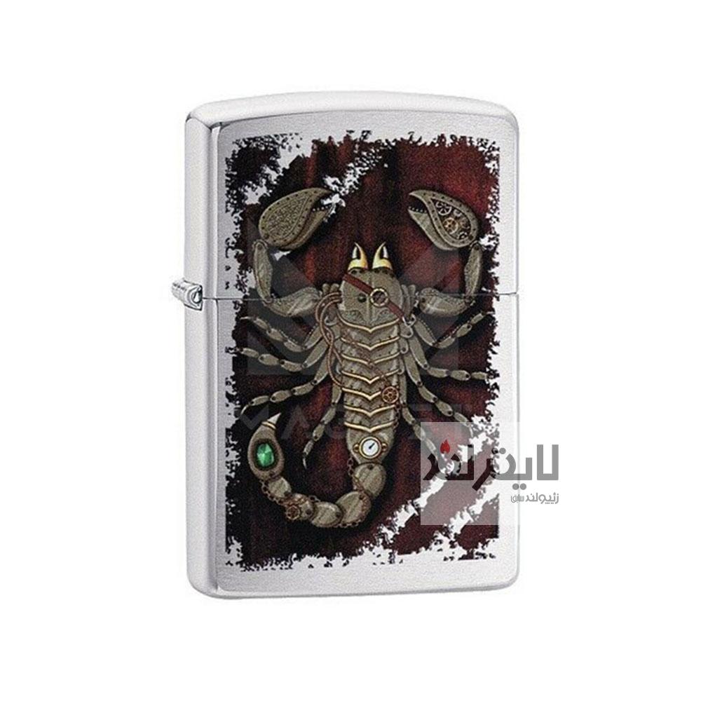 فندک زیپو مدل Steampunk Scorpion کد 200 1 فندک زیپو مدل Steampunk Scorpion کد ۲۰۰