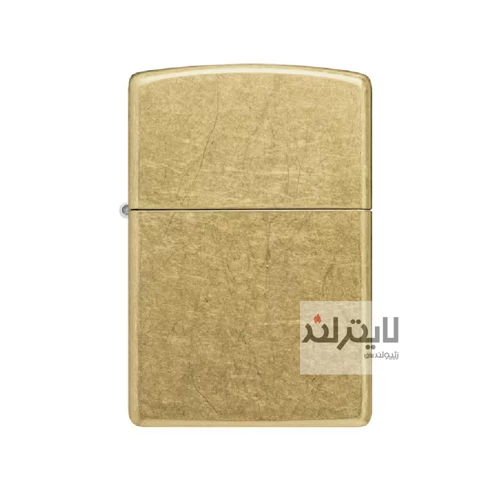 فندک زیپو مدل Regular Street Brass کد 48267 1 فندک زیپو مدل Regular Street Brass کد 48267