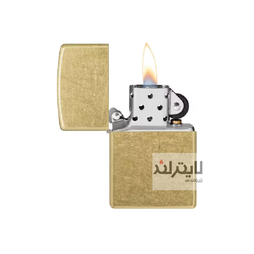 فندک زیپو مدل Regular Street Brass کد 48267 3 فندک زیپو مدل Regular Street Brass کد 48267 - Image 3