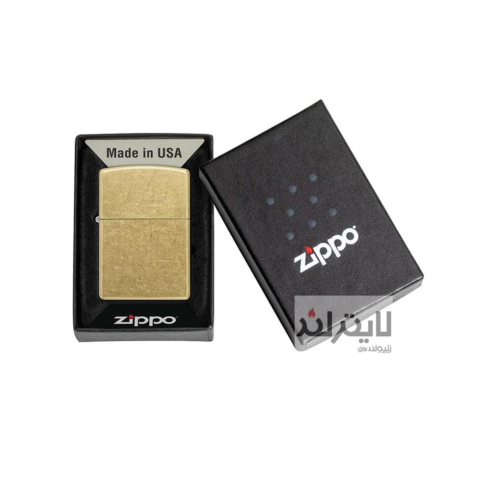 فندک زیپو مدل Regular Street Brass کد 48267 5 فندک زیپو مدل Regular Street Brass کد 48267 - Image 5