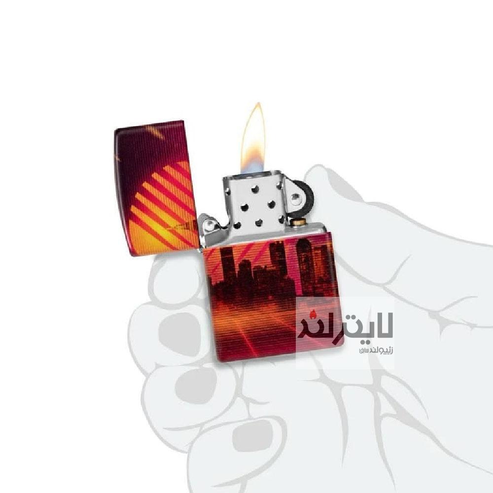 فندک زیپو Cyber City Design کد 48505 4 فندک زیپو Cyber City Design کد 48505 - Image 4