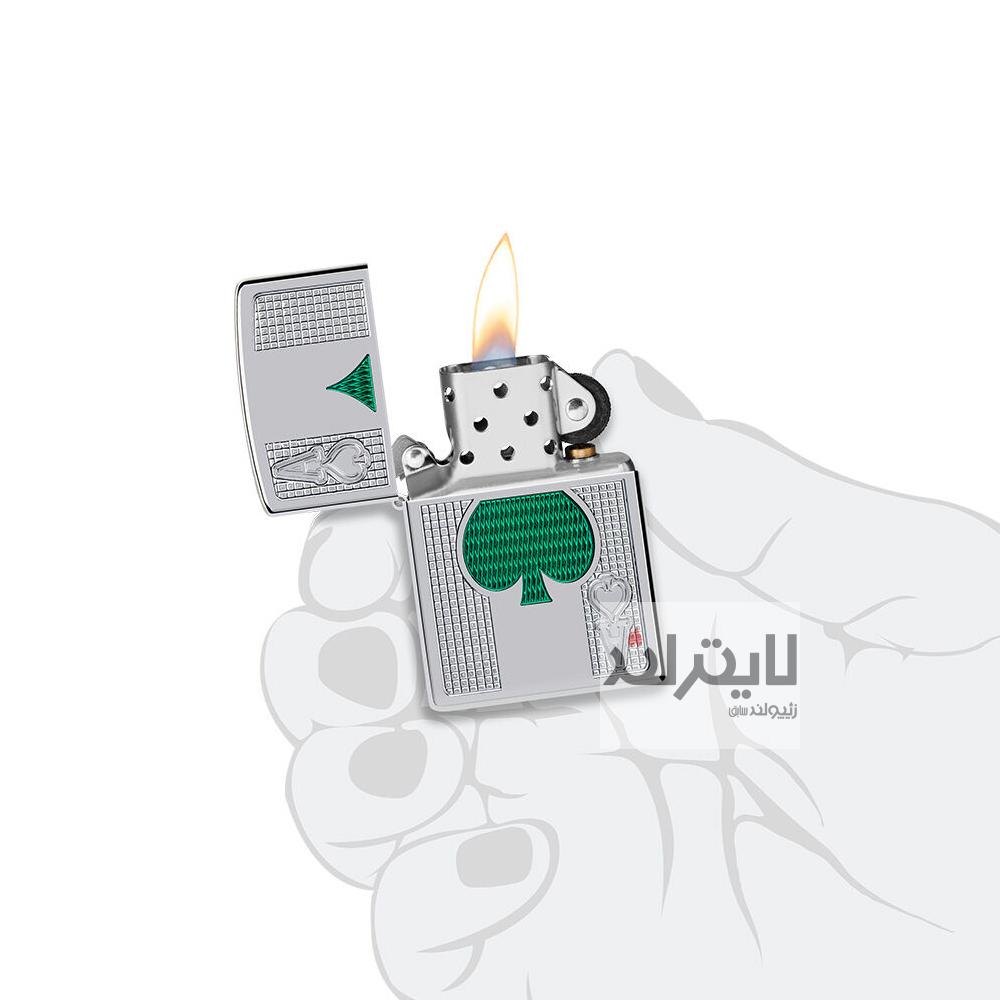 فندک زیپو مدل Armor Ace Design کد 167 3 فندک زیپو مدل Armor Ace Design کد 167 - Image 3