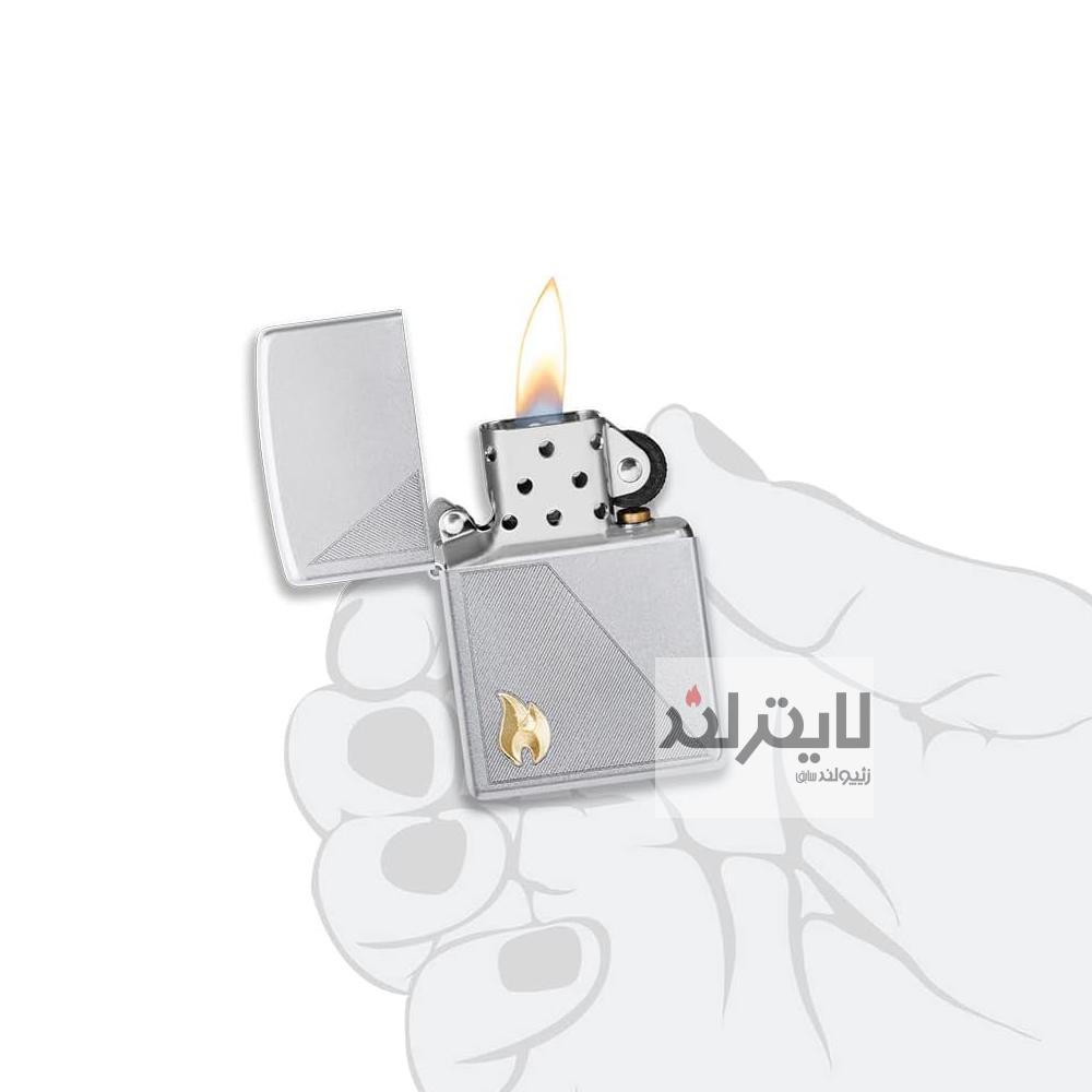 فندک زیپو مدل Flame کد 205 3 فندک زیپو مدل Flame کد 205 - Image 3