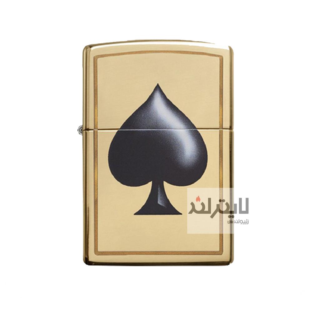 فندک زیپو مدل Spade Lighter Gold and Black کد 29094 1 فندک زیپو مدل Spade Lighter Gold and Black کد 29094